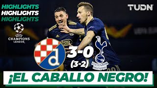 Highlights | Dinamo Zagreb 3(3)-(0)2 Tottenham | Europa League 2021 - 8vos vuelta | TUDN