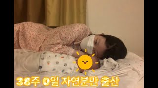 [20대 예비엄마의 우당탕탕 일상] 37주 임산부/38주0일 자연분만 출산/출산vlog/28시간진통/무통천국