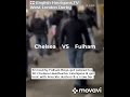 fulham fans get caught lacking by aggressive chelsea youth hooligans today 02 10 2023