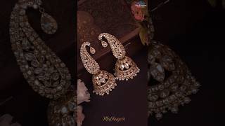 Malikayein Moissanite Polki Jhumki #polkijewelery #paldzigns #bridal #polkijewellery #jewellery