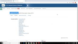 Searching PubMed using the MeSH Browser