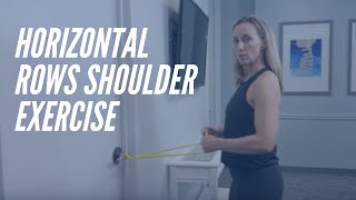 Horizontal Rows - Shoulder Exercise - CORE Chiropractic