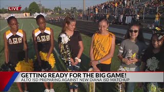 Alto ISD gets ready to take on New Diana in homecoming game