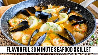 The ULTIMATE Seafood Skillet | Easy ONE-PAN Recipe with NO Tricky Steps