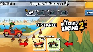 Hill Climb Racing 2 - 38355 points in JEEP VS MOTOCROSS Team Event