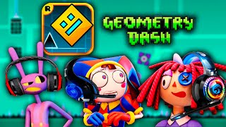 The Amazing Digital Circus Characters Play Geometry Dash Doovi