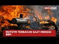 Motor Terbakar di SPBU Diduga Korsleting Listrik | Beritasatu