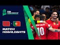 HIGHLIGHTS: Morocco v Portugal | FIFA Futsal World Cup Uzbekistan 2024