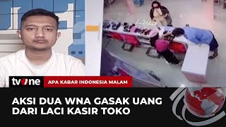 Detik-Detik Aksi Gendam WNA Berhasil Gasak Uang dari Laci Kasir | AKIM tvOne