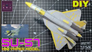 SU-57 (1:80) Paper Model