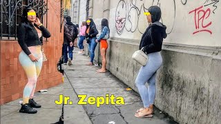 Recorriendo el Jr. Zepita, Av. Alfonso Ugarte en Lima.