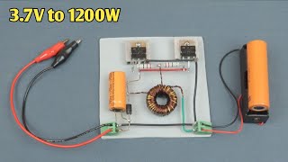 DC 3.7V to 1200W || Very Powerful Boost Converter 3.7V to 45V