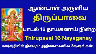 திருப்பாவை பாடல் 16 நாயகனாய் நின்ற thiruppavai 16 Nayaganay nindra