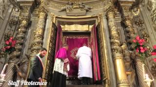 Solenne Svelata del Busto Reliquiario di Santa Venera 2015 con Fuochi Artificiali Ditta Fire Sud