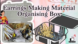 DIY jewellery organise Box |how to organise  your Jewellery making material | #diy #diyorganizers