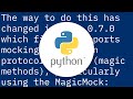 How do I mock an open used in a with statement (using the Mock framework in Python)?