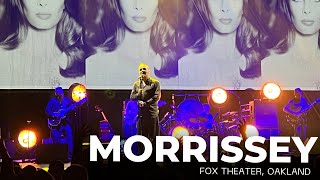 Morrissey at the Fox Theater, Oakland, CA