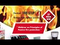 Principles of Passive fire protection