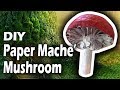 Paper Mache Red Mushroom Decoration Tutorial