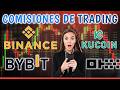 COMISONES y TARIFAS de Trading 2024 Binance - OKX - BYBIT - KuCoin