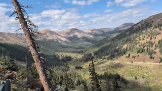 Driving up CO-82 to Independence Pass 03 almost at top, Aspen, CO, 2024-09-07