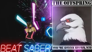 Beat Saber || The Offspring - You're Gonna Go Far, Kid (Expert) First Attempt || Mixed Reality