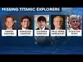 pilot and 4 passengers of titan submersible are dead us coast guard says