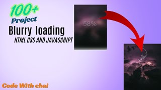 Blurry loading using html css and javascript #html #css #javascript #project
