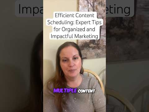 Efficient content planning: expert tips for organized and impactful marketing #scheduling #tips