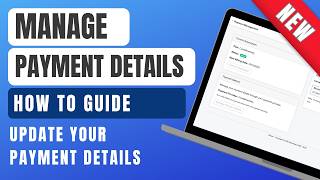 Manage Payment Details on Dashboard - How to Guide