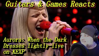 Guitars \u0026 Gams Reacts. Aurora: The Dark Dresses Lightly-live at KEXP  #music #reaction #aurora