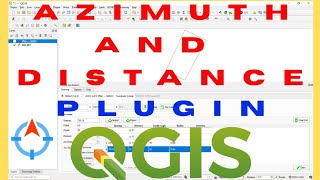 Azimuth and Distance Plugin in QGIS