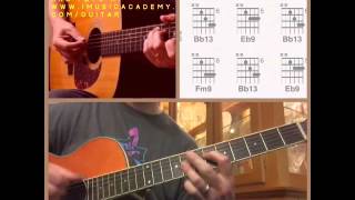 Bb Jazz blues comping for guitar and PDF