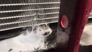 Here’s that leak from the last video that I told shop owner if they bought cheap, it will leak