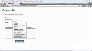 Preserving user input when a form is incomplete