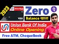 Union Bank Of India Online Account Opening Zero Balance 2023 | Union Bank Online Acount Opening