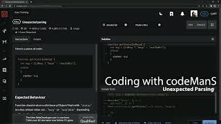 Codewars 8 kyu Unexpected Parsing Javascript