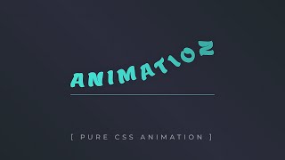 Falling Text Effect | CSS Animation Tutorial