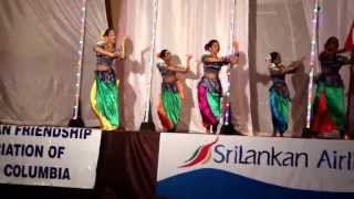 Ran Dahadiya Bindu Bindu Dance by Helaranga Dance Group Vancouver, Canada.