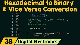 Hexadecimal to Binary & Binary to Hexadecimal Conversion
