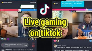 How to play game on tiktok live/play tiktok live match game/tiktok live match game
