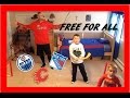 EPIC KNEE HOCKEY GAME - FREE FOR ALL