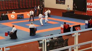 Ech-Chaabi Nabil mar vs Aktas Ugur tur in Male Kumite u84 Kg at Serie A Santiago 2020