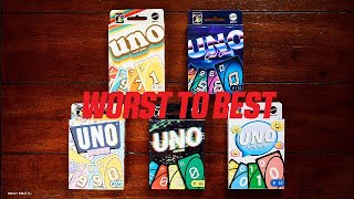 Uno Iconic Series Worst To Best