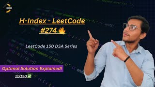 H-Index Explained 🔥 | LeetCode 274 Java Solution & Optimized Approach