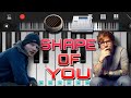 SHAPE OF YOU- Ed sheeran | Walk band piano cover❤️🎹