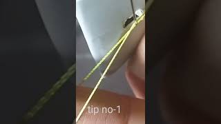 How to hold Aari needle and thread/Aari basic chain stitch tips 1 in tamil/easy way for begginers/