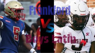 Frankford vs Boys Latin