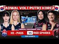 Siaran Langsung Red Sparks Hari ini Live TVRI Sport:Red Sparks Vs Hi-Pass #vleague2024 #megawativoli