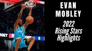 Evan Mobley 2022 NBA Rising Stars Game Highlights